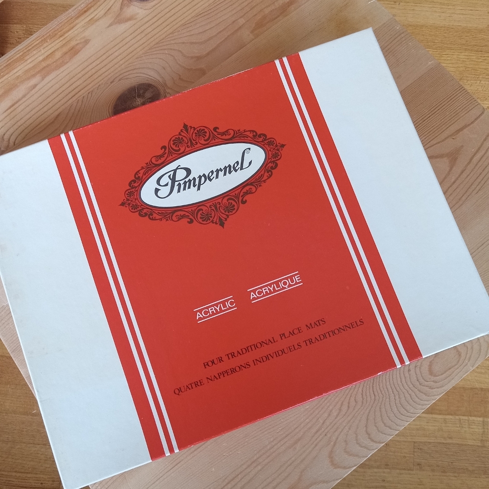 Pimpernel Red and White Acrylic Place Mats